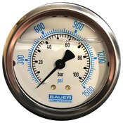 Bauer 1500 PSI Pressure Gauge